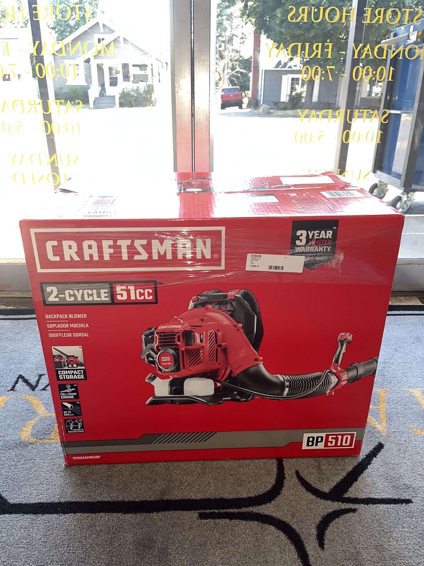 Craftsman Gas Backpack Blower