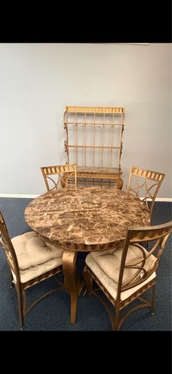Marble table set