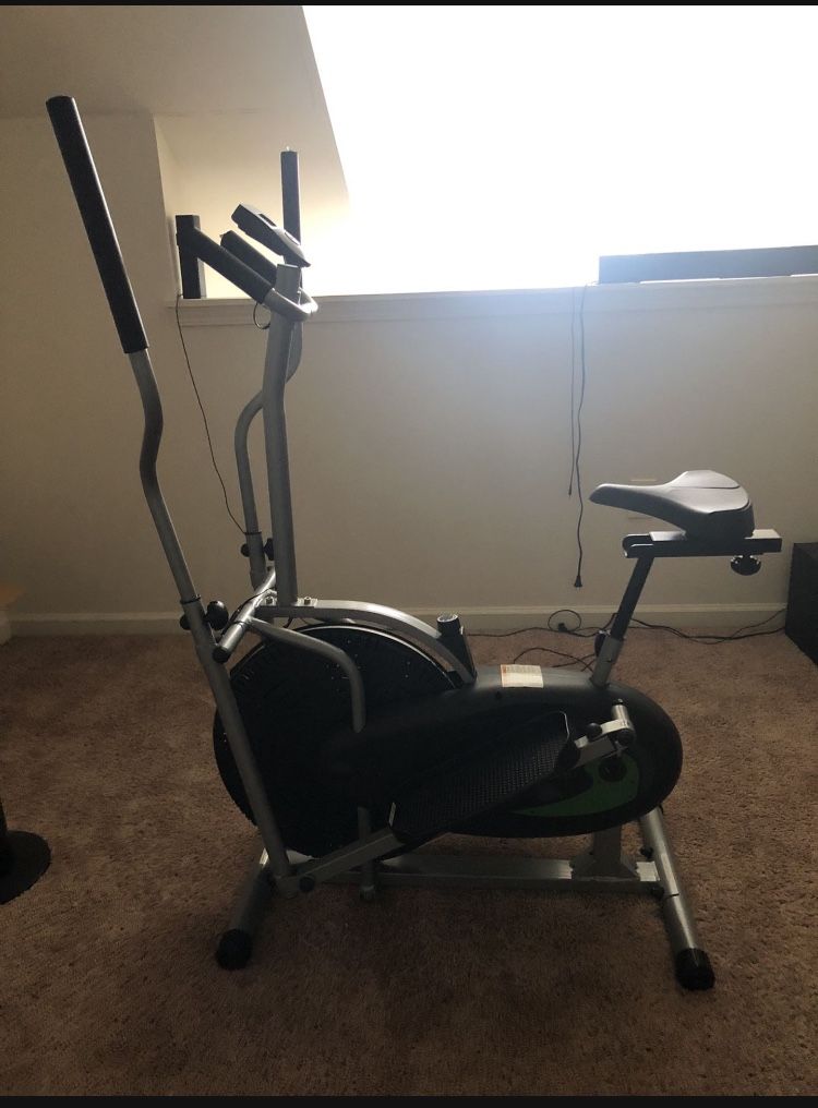 Elliptical & Exercise Bike all in one