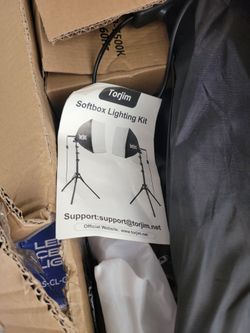Soft box lighting kit