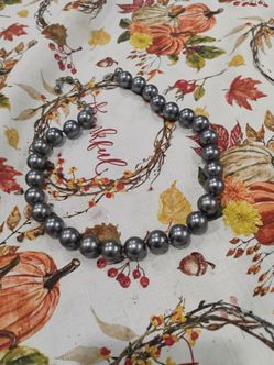 Gray Pearl necklace