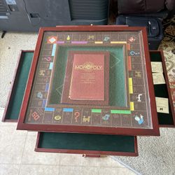 franklin mint monopoly table