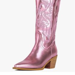 Metallic Cowboy boots