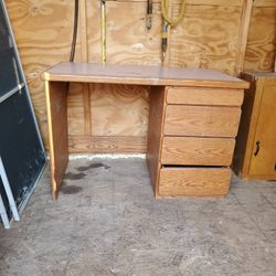 Strong wood desk