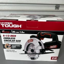 Hyper Tough 20V Max Lithium-ion Cordless 6-1/2 inch Circular Saw 