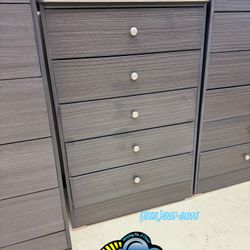 Five Drawer Dresser Grey Chest Comoda Nueva Bonito 