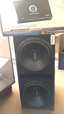 12 punch vented box and amp