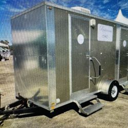 2012 Portable 4 Stations Bathroom Trailer For Sale