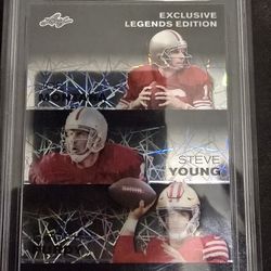 MONTANA YOUNG PURDY 2024 Leaf Exclusive Legends Edition "Black Laser" 6/7 SGC 10