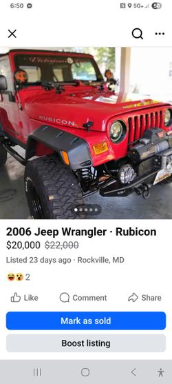 2006 Jeep Wrangler,  76k Miles