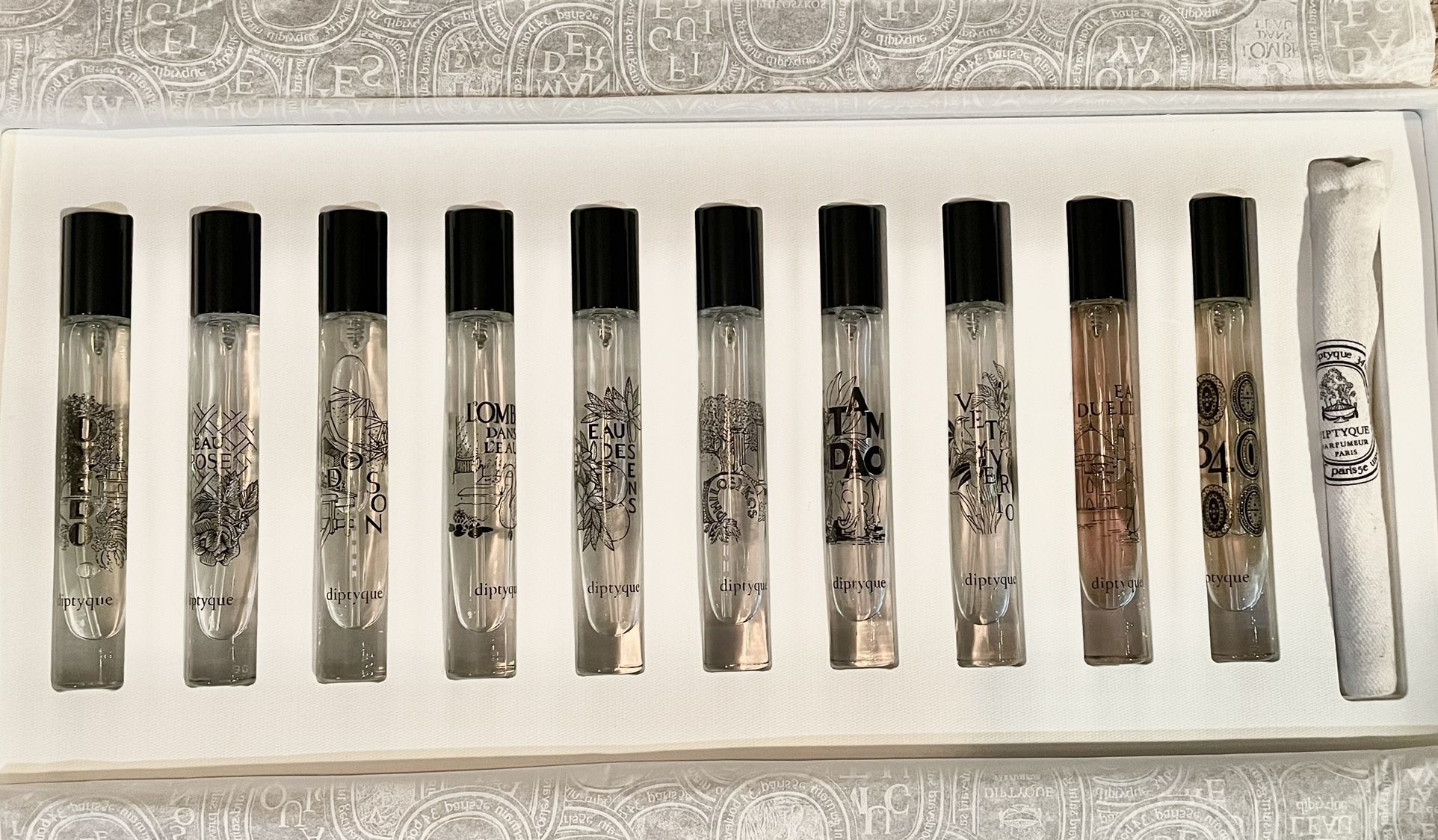 Diptyque Discovery Set of 10 - Eau de Toilette Sprays 7.5 mL