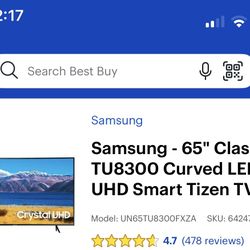 Samsung 65” Curve LED TV