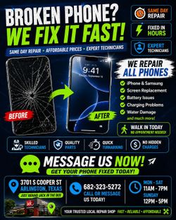 Apple iphone screen replacement back glass camera battery we do it all