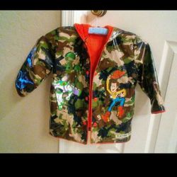 Toy Story Raincoat Kids Size 2/3. Woody And Buzz. Must Pick Up. Deer Valley 67th Avenue