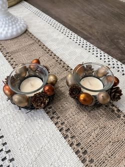 Fall/Thanksgiving Decorative Tealight Candle Holders