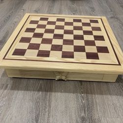 Custom Made Hardwood Chess Board