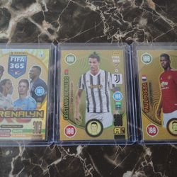  Cristiano Ronaldo Panini Adrenalyn XL FIFA 365 Rare Football Card Lot 3 