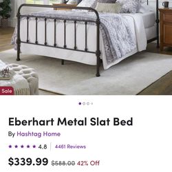 Metal Queen Size Bed Frame 