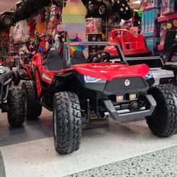 Buggy 4x4 Remote Control Leather Seats Soft Tires Kids Car