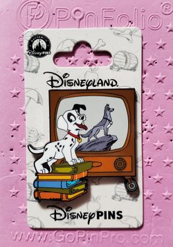 Disneyland Paris 101 Dalmatians Patch Watching Tv Pin Single 2026 DLP