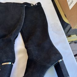 Alfani Suede New Boots  With 3 “ Block Heels 
