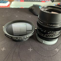 Sony E Mount SLR magic 35mm Cine Lens