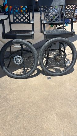 Set Of E Bike Tires & Wheels 27.5 x 2.60