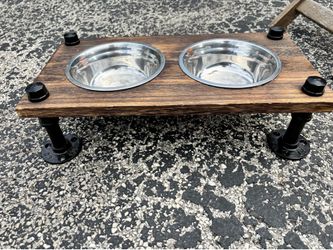 Elevated dog bowls. Small/medium breed
