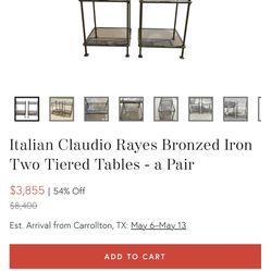 Claudio Rayes Italian Tables