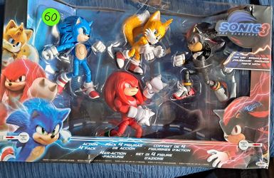 Sonic the hedgehog 3  set  action 4 pack