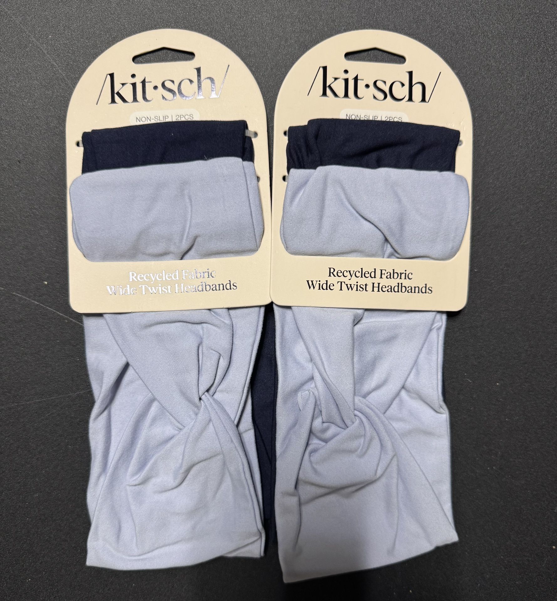 Kitsch Wide Headbands for Women 2pcs, 2ct