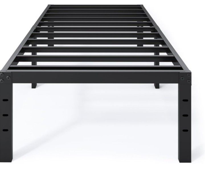 Twin Bed Frame, Heavy Duty Metal Bed Frame