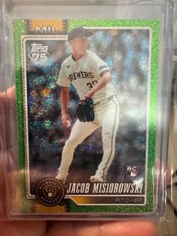 Jacob Misiorowski RARE SSP ROOKIE LIME GREEN CONFETTI /50