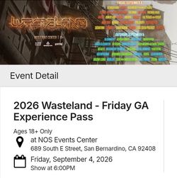 Wasteland Friday GA