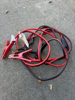 Jumper Cables 12 ft, 8-10 Gauge