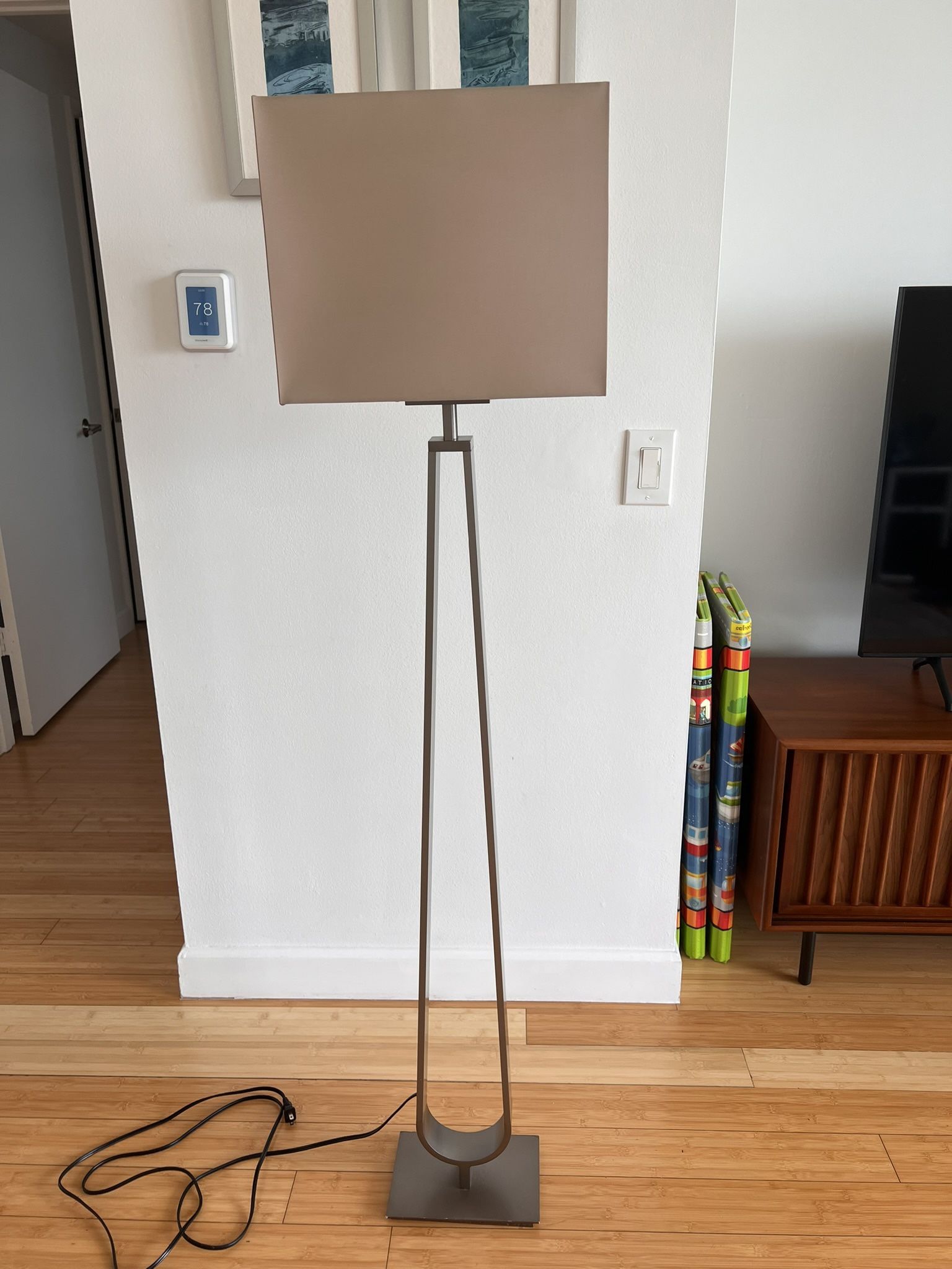 Klabb Ikea Floor Lamp With Led Bulb Bronze Color