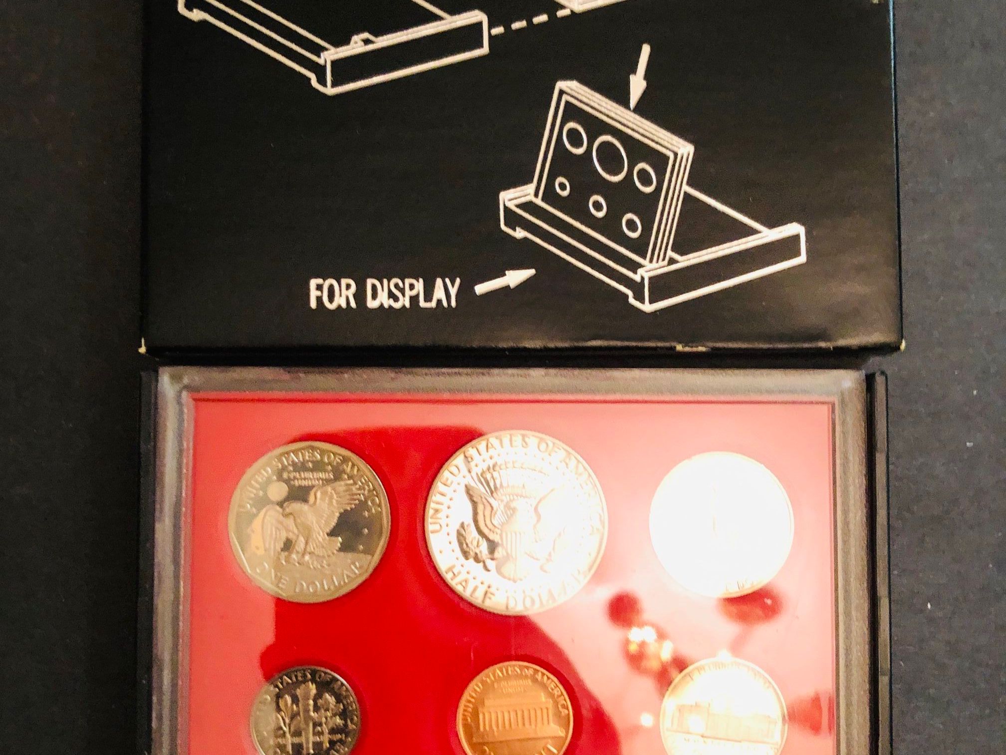 1980 United States Proof Coins Set 6 Coins 