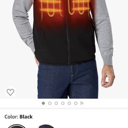 ORORO Men's Fleece Heated Vest