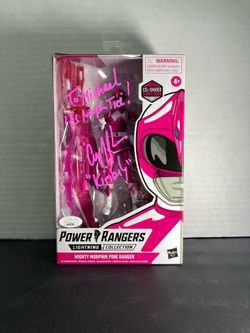 HASBRO Power Rangers Lightning Collection signed by Amy Joe Johnson