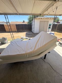 Adjustable Bed Base with Mattress