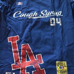 awful lot cough syrup shirt dodgers