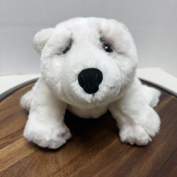 Vintage Dakin Lou Rankin 9 Inch Polar Bear Plush