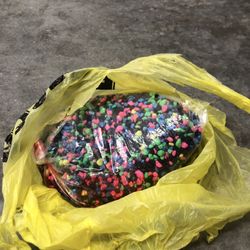 Assorted Aquarium Rocks/Crystals Multicolor  Approximately 8 Pounds Maybe More 