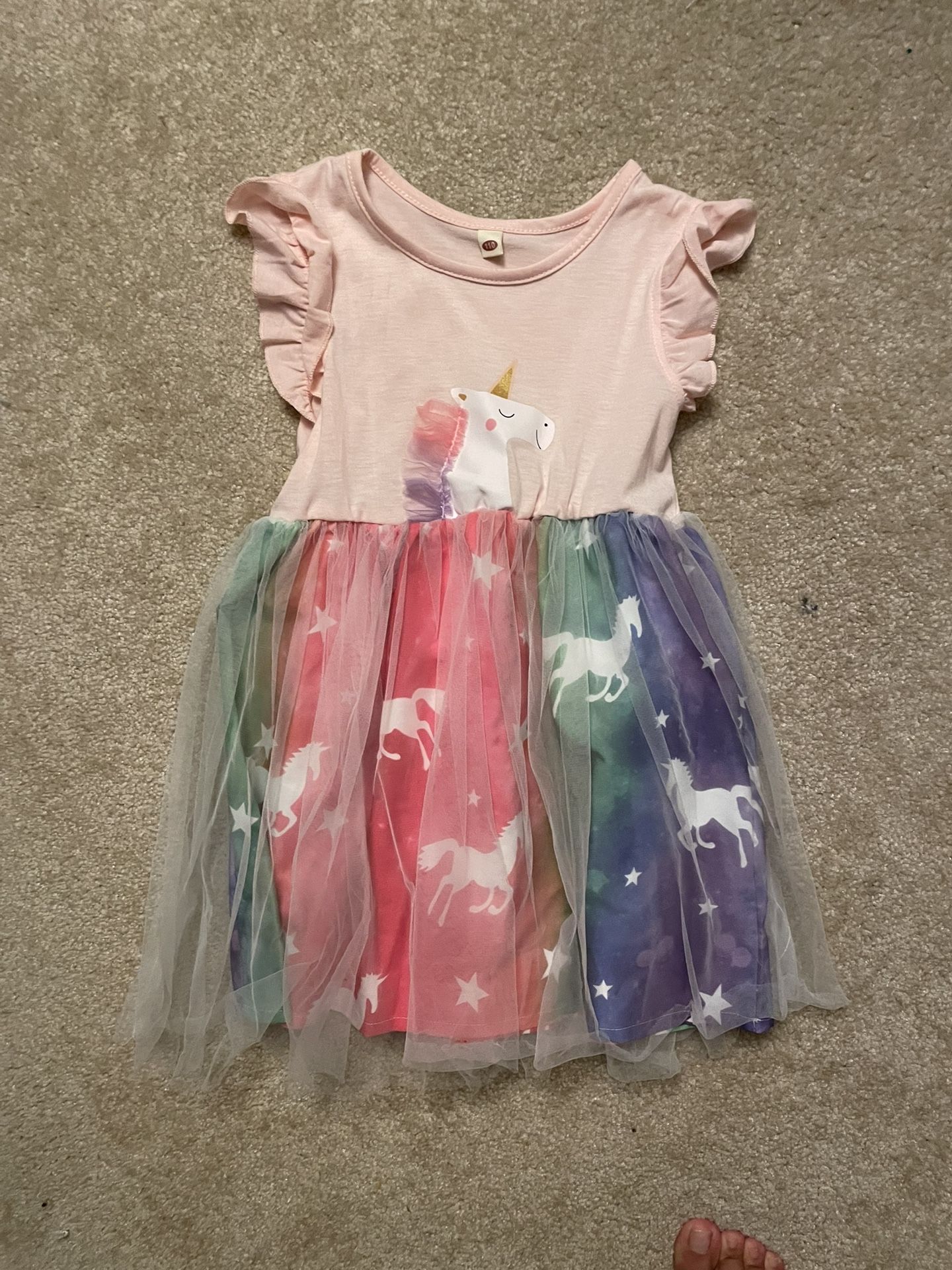 Unicorn Dress 3y