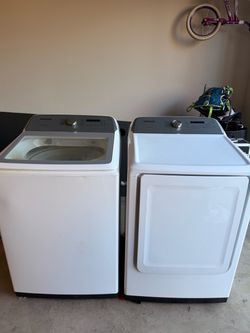 Samsung washer and gas dryer