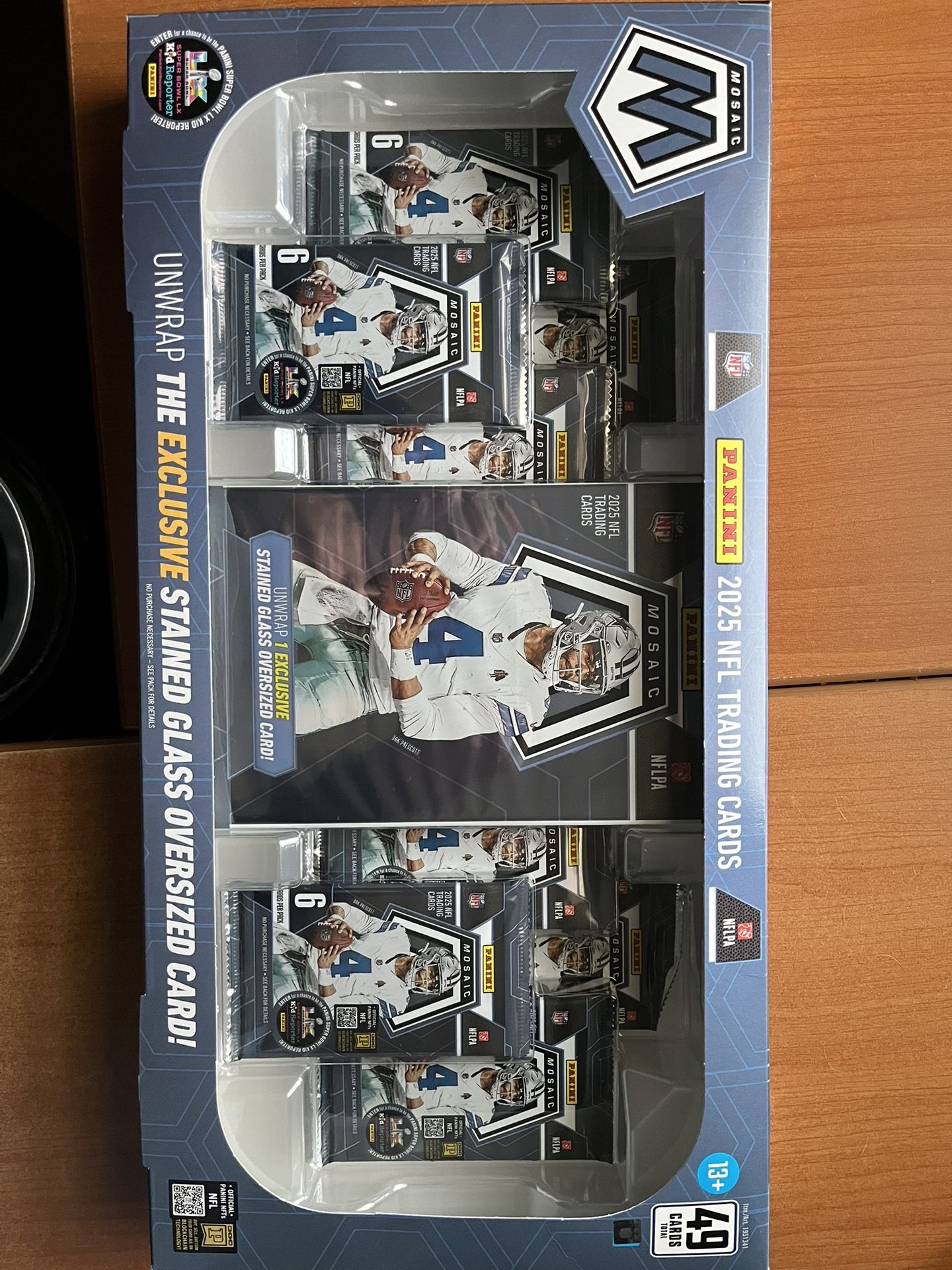 2025 Panini Mosaic Football Mega Box Sealed