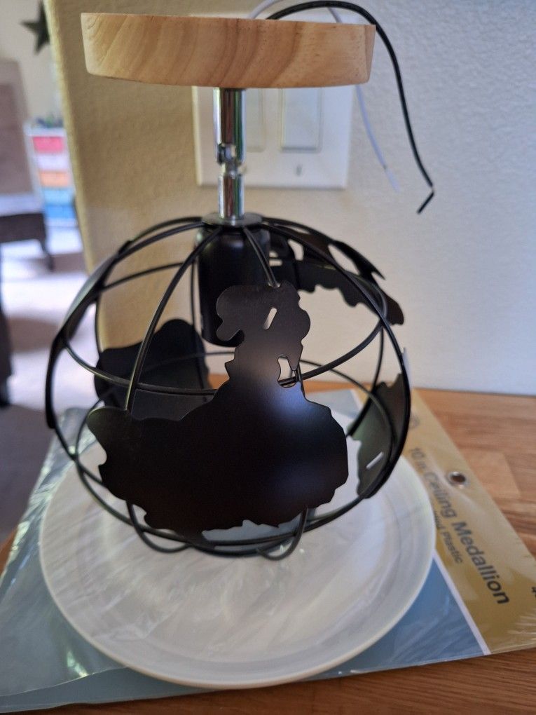 Ceiling Lamp With Ceiling Medallion