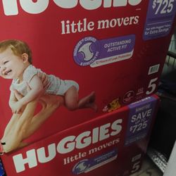 Size 5 Huggies Little Movers 