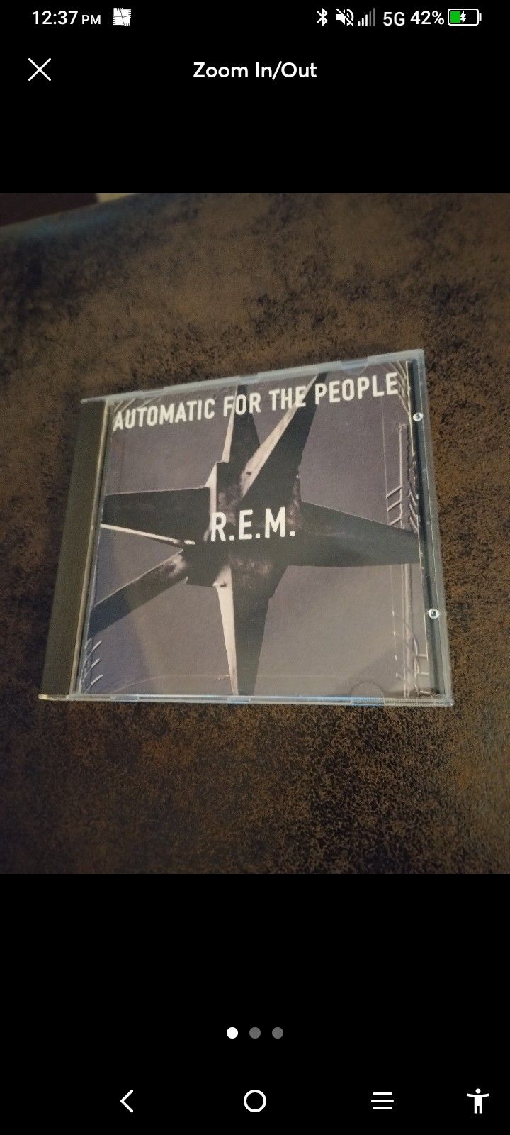 REM "AUTOMATIC FOR THE PEOPLE" CD
