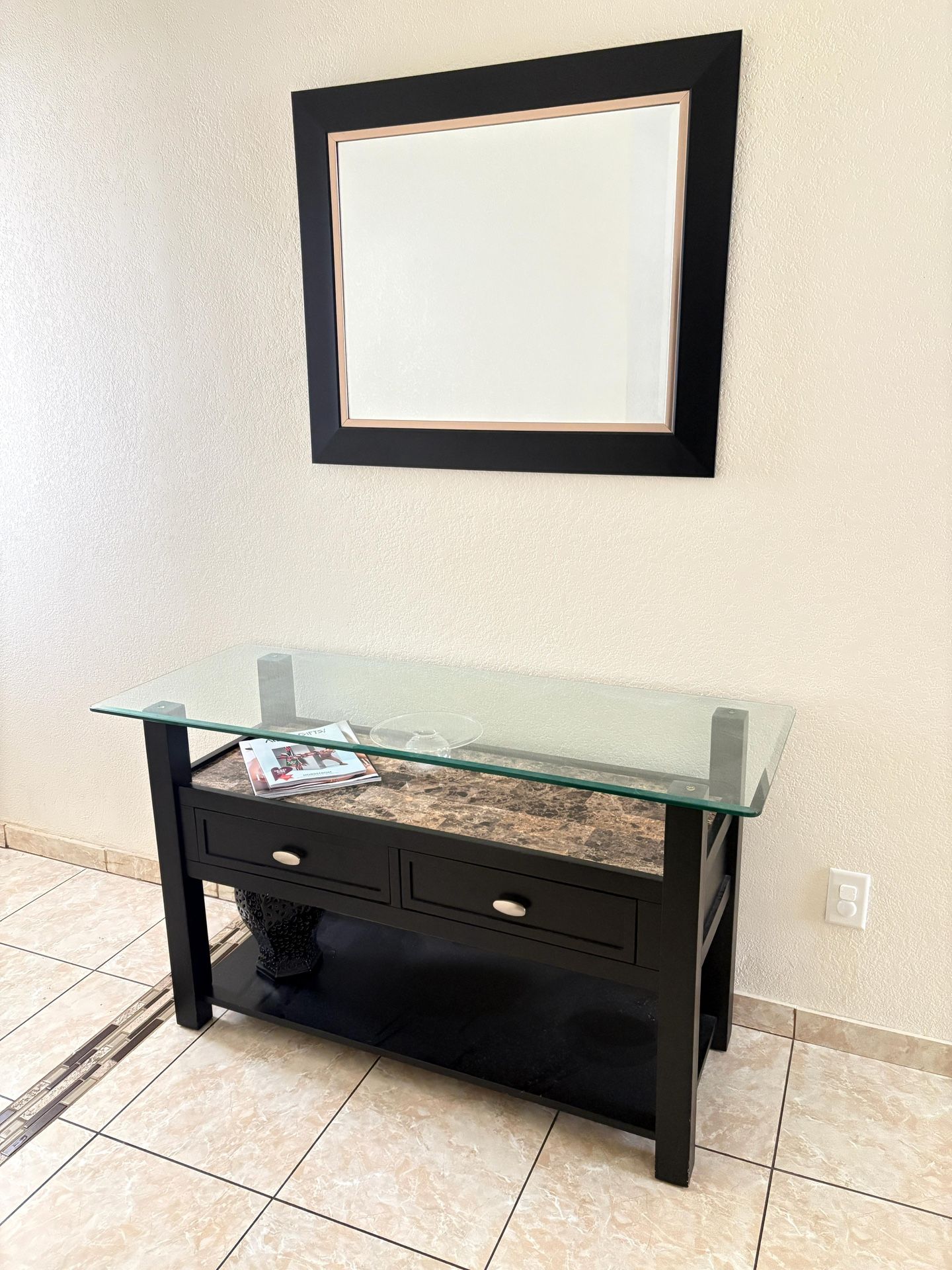 Entrance Table & Mirror